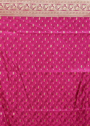 Yellow Handloom Tanchoi Pure Silk Saree With Blouse Piece