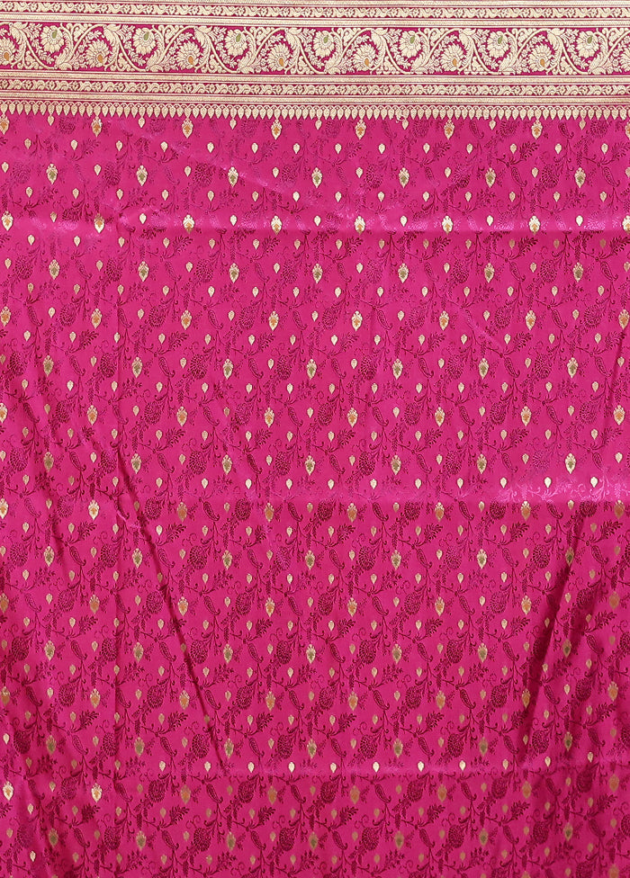 Yellow Handloom Tanchoi Pure Silk Saree With Blouse Piece