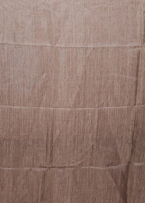 Blue Handloom Matka Pure Silk Saree With Blouse Piece