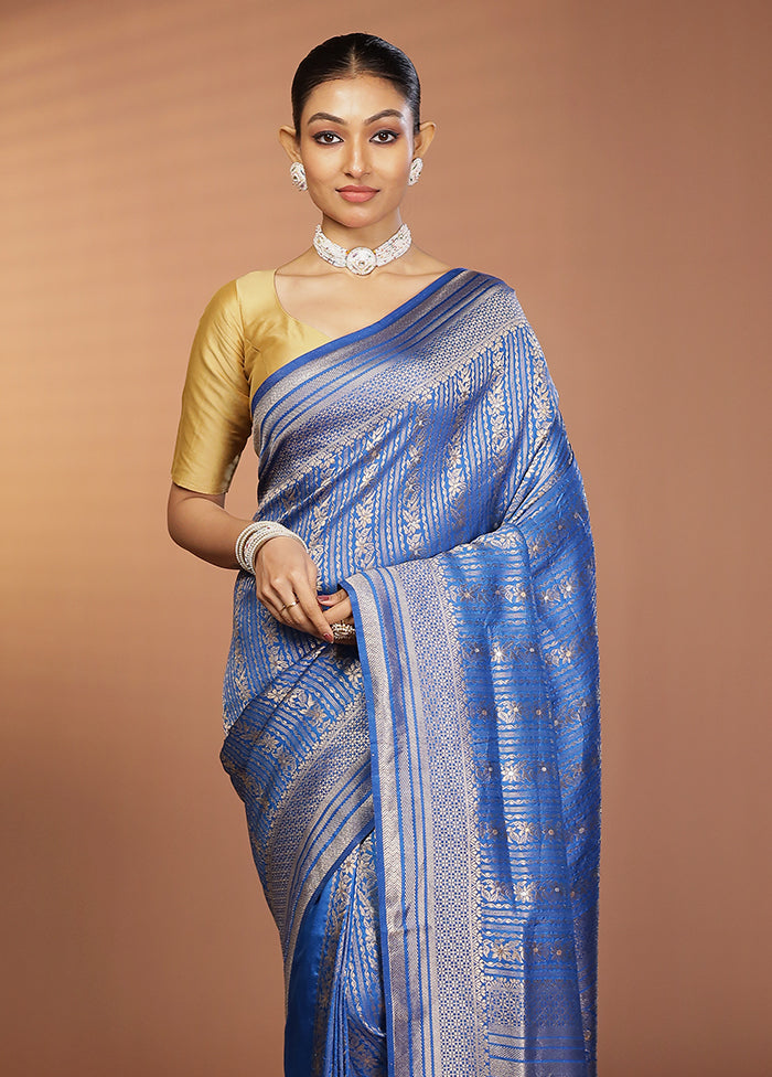 Maroon Dupion Silk Saree With Blouse Piece