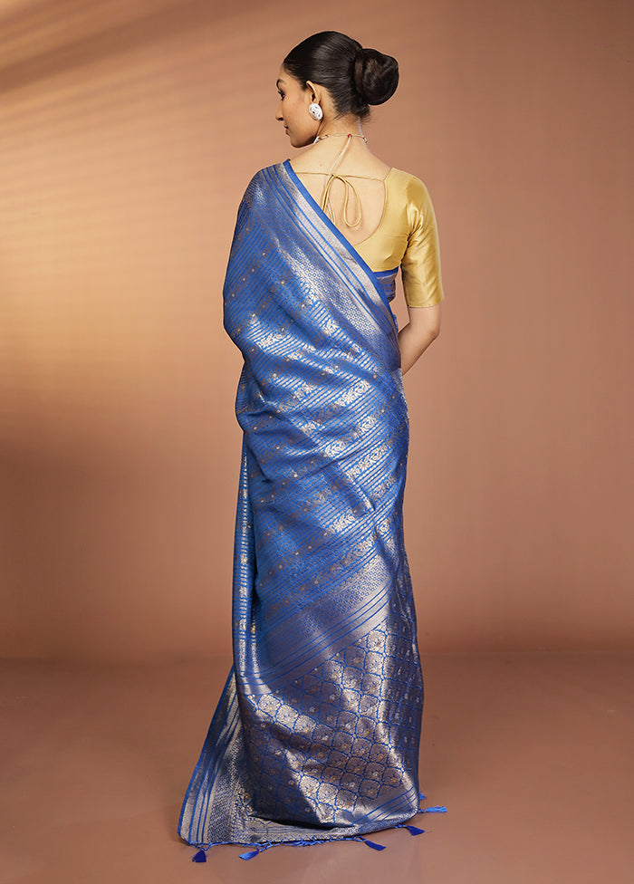 Maroon Dupion Silk Saree With Blouse Piece