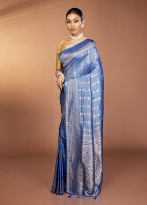 Maroon Dupion Silk Saree With Blouse Piece