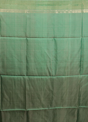 Purple Kalakshetra Pure Silk Saree With Blouse Piece