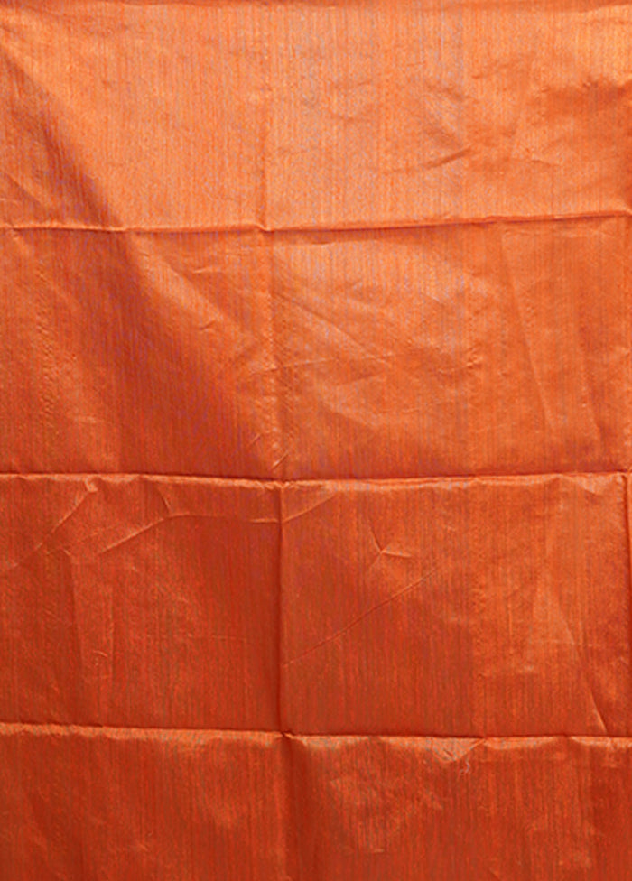 Red Handloom Matka Pure Silk Saree With Blouse Piece