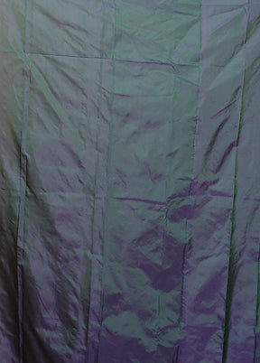 Blue Kanjivaram Silk Saree With Blouse Piece