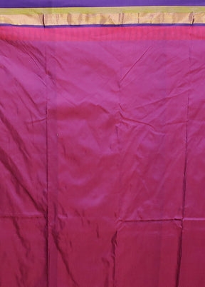Pink Kanjivaram Silk Saree With Blouse Piece