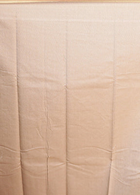 Cream Kora Silk Saree With Blouse Piece