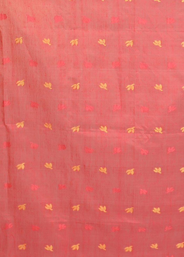 White Matka Silk Saree With Blouse Piece