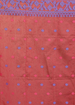 Cream Matka Silk Saree With Blouse Piece