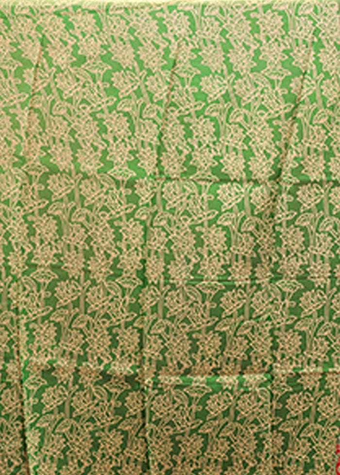 Cream Chanderi Silk Saree With Blouse Piece