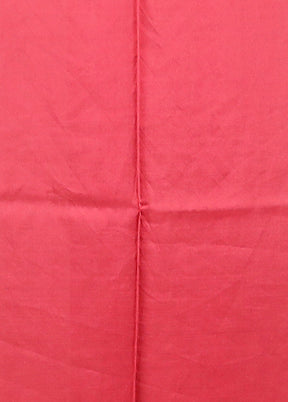 Red Printed Pure Silk Saree Without Blouse Piece