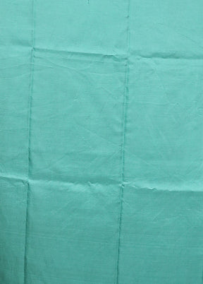Green Printed Pure Silk Saree Without Blouse Piece