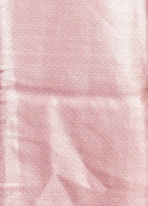 Pink Tissue Silk Saree With Blouse Piece