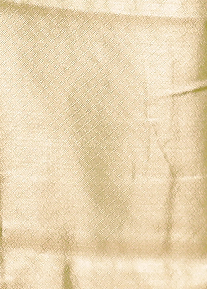 Green Tissue Silk Saree With Blouse Piece