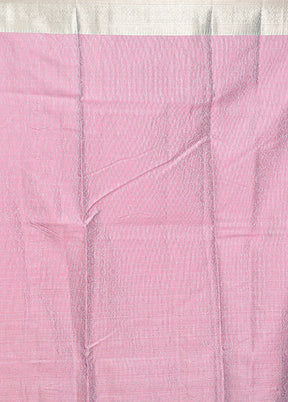 Blue Cotton Saree With Blouse Piece