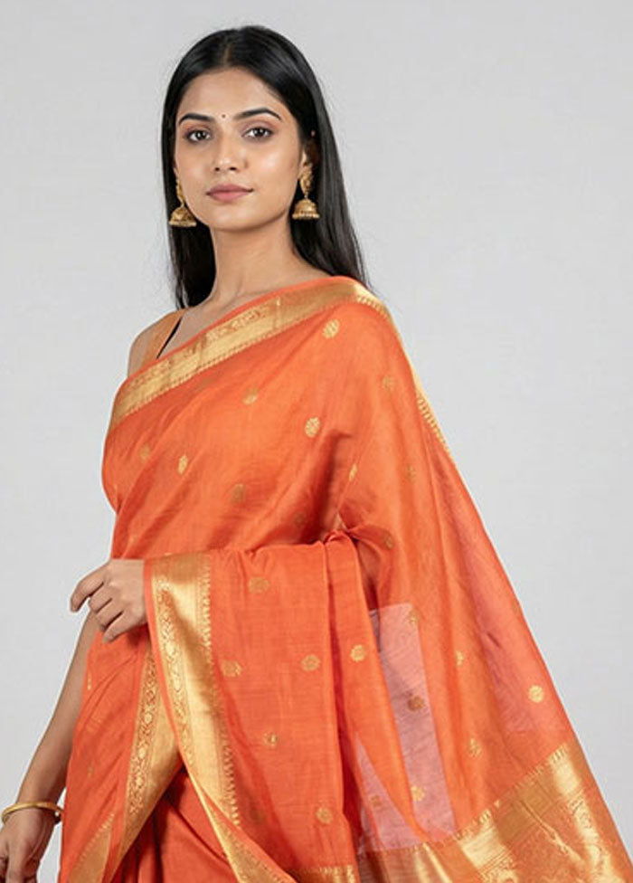 Grey Dupion Silk Saree With Blouse Piece