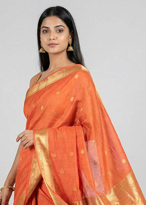 Grey Dupion Silk Saree With Blouse Piece