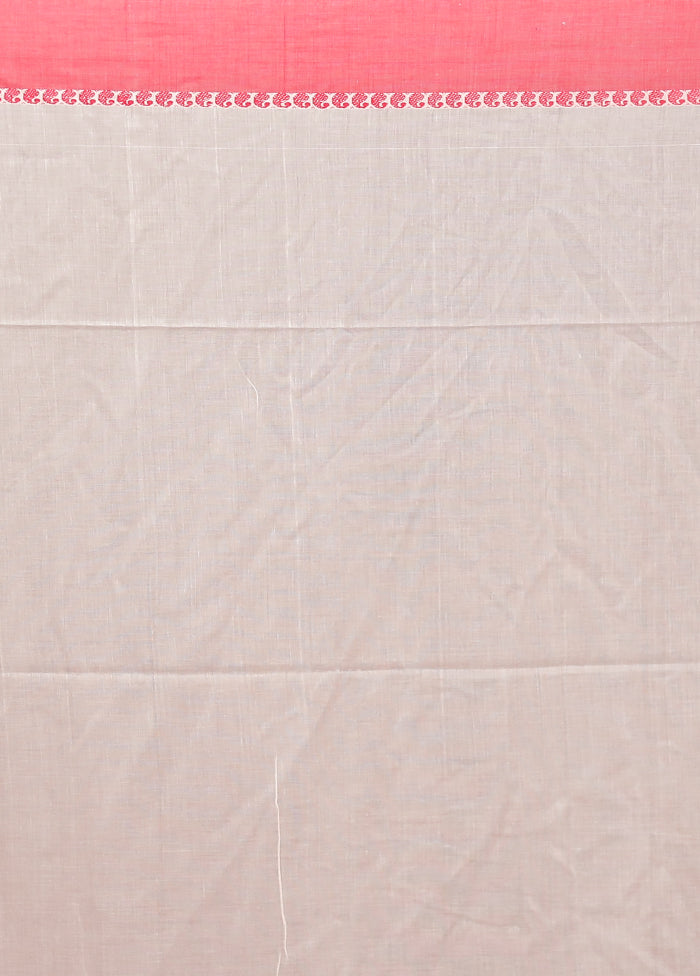 Cream Matka Silk Saree With Blouse Piece