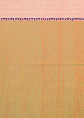 Rust Matka Silk Saree Without Blouse Piece