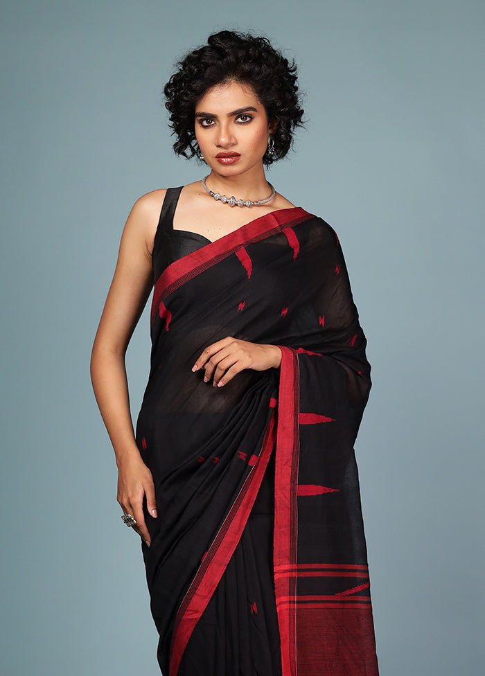Maroon Matka Silk Saree With Blouse Piece