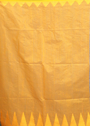 Grey Cotton Saree With Blouse Piece