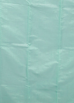 Green Tant Jamdani Saree Without Blouse Piece