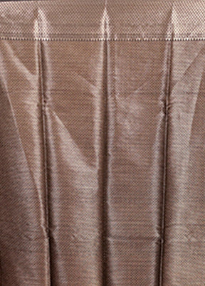 Black Kora Silk Saree With Blouse Piece