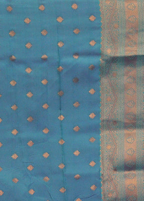 Purple Dupion Silk Saree With Blouse Piece