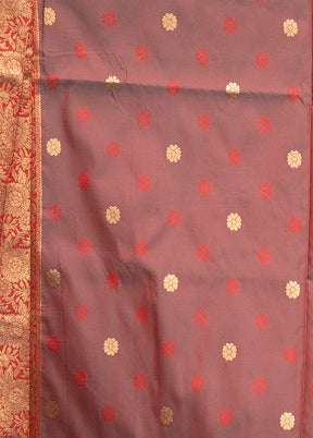 Green Dupion Silk Saree With Blouse Piece