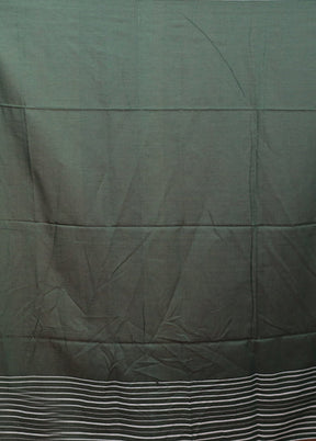Green Matka Silk Saree With Blouse Piece