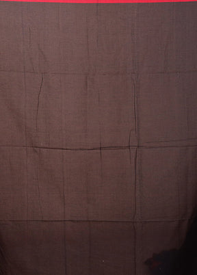Black Matka Silk Saree With Blouse Piece