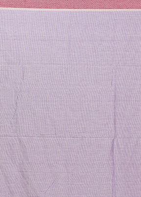 Purple Matka Silk Saree With Blouse Piece
