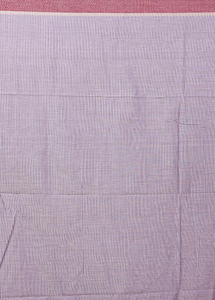 Purple Matka Silk Saree With Blouse Piece
