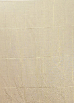 Yellow Matka Silk Saree With Blouse Piece