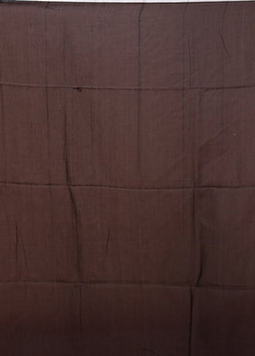 Black Matka Silk Saree With Blouse Piece