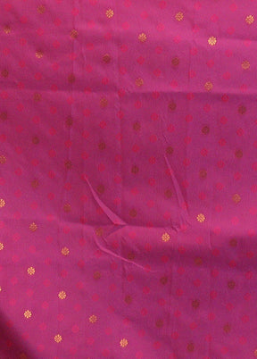 Blue Dupion Silk Saree With Blouse Piece