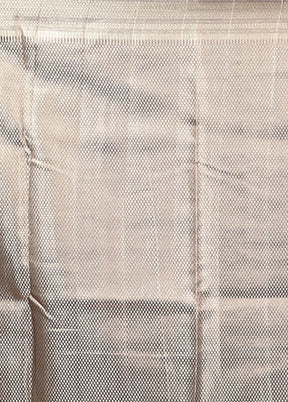Grey Tissue Silk Saree With Blouse Piece