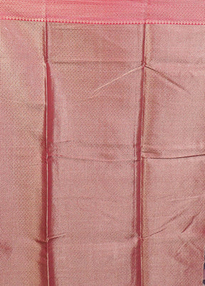 Blue Kora Silk Saree With Blouse Piece