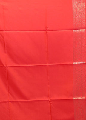 Pink Dupion Silk Saree With Blouse Piece