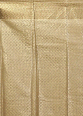 Grey Kora Silk Saree With Blouse Piece