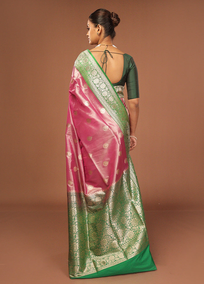 Purple Tissue Silk Saree With Blouse Piece