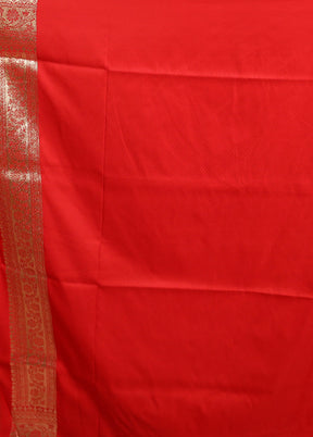 Purple Tanchoi Silk Saree With Blouse Piece