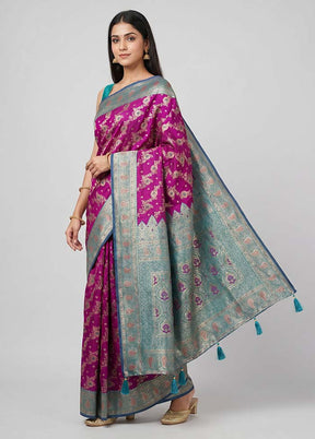 Black Dupion Silk Saree With Blouse Piece