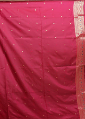Green Dupion Silk Saree With Blouse Piece