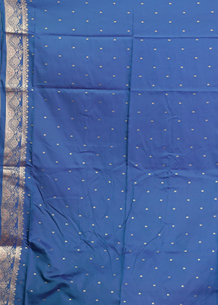 Purple Dupion Silk Saree With Blouse Piece