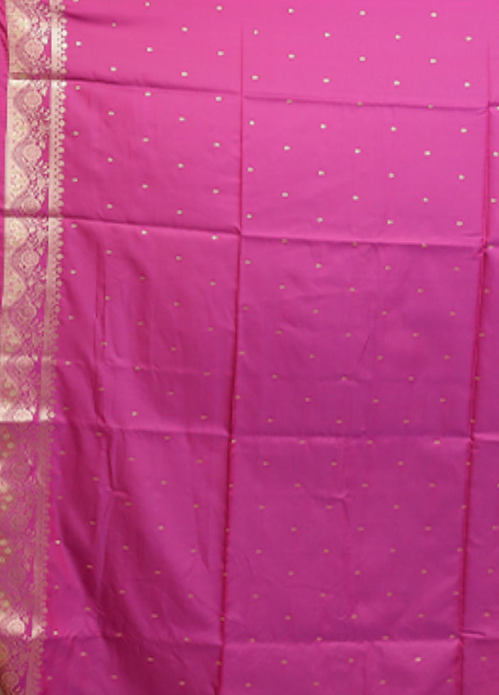 Green Dupion Silk Saree With Blouse Piece