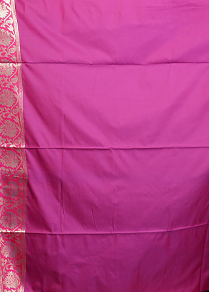 Green Dupion Silk Saree With Blouse Piece