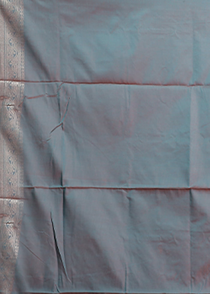 Pink Dupion Silk Saree With Blouse Piece