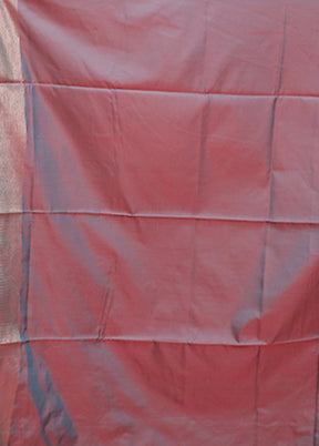 Pink Dupion Silk Saree With Blouse Piece
