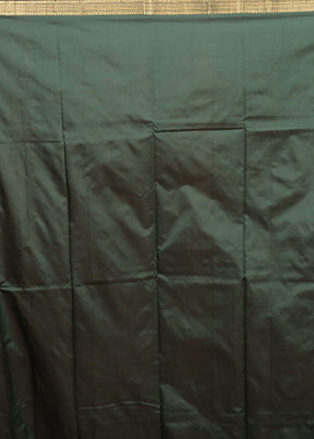 Green Kanjivaram Silk Saree With Blouse Piece